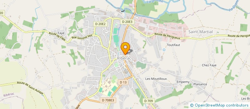 localisation de l'entreprise MONSIEUR HIVI PIRMOOS MUSTAFA  RIBERAC