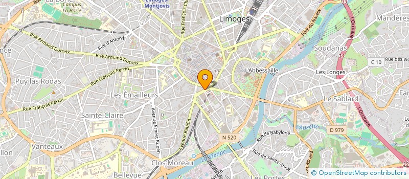 localisation de l'entreprise MONSIEUR HIZBULLAH AHMADZAI à LIMOGES