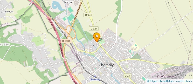 localisation de l'entreprise MONSIEUR HLAL BOUGUERBA  CHAMBLY