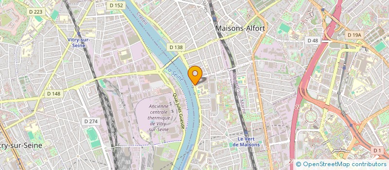 localisation de l'entreprise MONSIEUR HMED MAAMAR  ALFORTVILLE