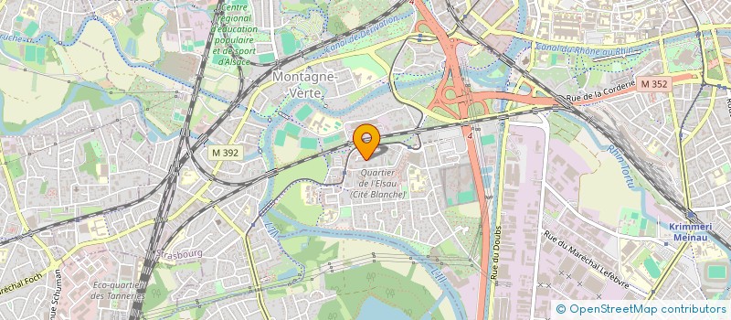 localisation de l'entreprise MONSIEUR HMIDA BOUTGHATA  STRASBOURG