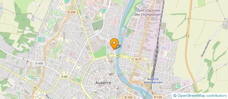 localisation de l'entreprise MONSIEUR HMIDA KAABACHI  AUXERRE