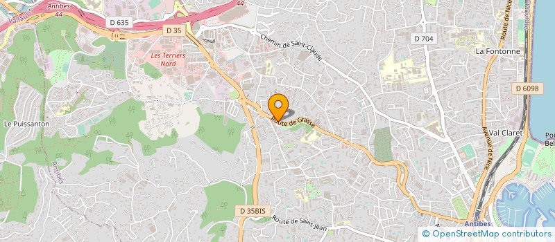 localisation de l'entreprise MONSIEUR HOA NAM THAN  ANTIBES