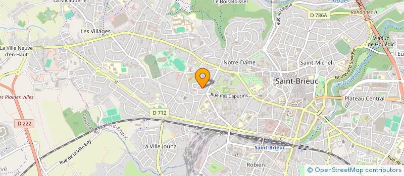 localisation de l'entreprise MONSIEUR HOAI-HAN PHAM à SAINT-BRIEUC