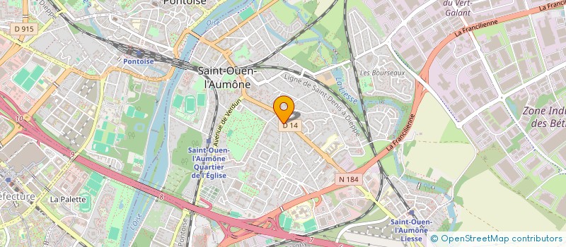 localisation de l'entreprise MONSIEUR HOANG HAI NGUYEN  SAINT-OUEN-L'AUMONE