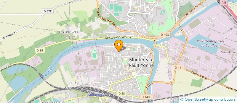 localisation de l'entreprise MONSIEUR HOANG HO à MONTEREAU-FAULT-YONNE