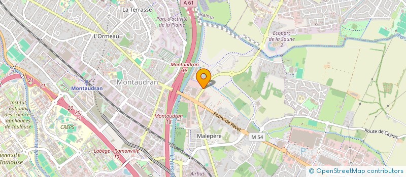 localisation de l'entreprise MONSIEUR HOANG NAM ANDRE DUONG  TOULOUSE