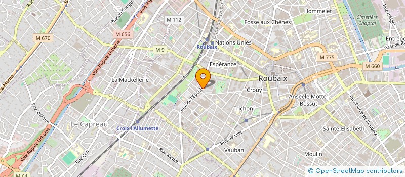 localisation de l'entreprise MONSIEUR HOANG NGUYEN à ROUBAIX