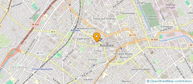 localisation de l'entreprise MONSIEUR HOANG NGUYEN à ROUBAIX