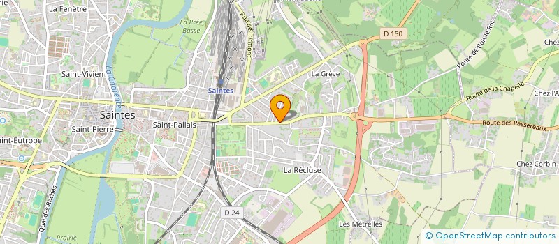 localisation de l'entreprise MONSIEUR HOANG NGUYEN  SAINTES