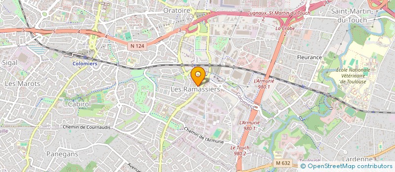 localisation de l'entreprise MONSIEUR HOANG NGUYEN TRONG à COLOMIERS