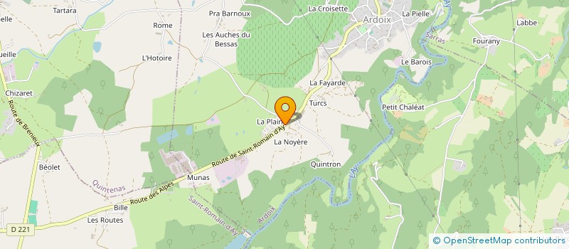 localisation de l'entreprise MONSIEUR HOBY RANDRIAMBOLOLONA à ARDOIX