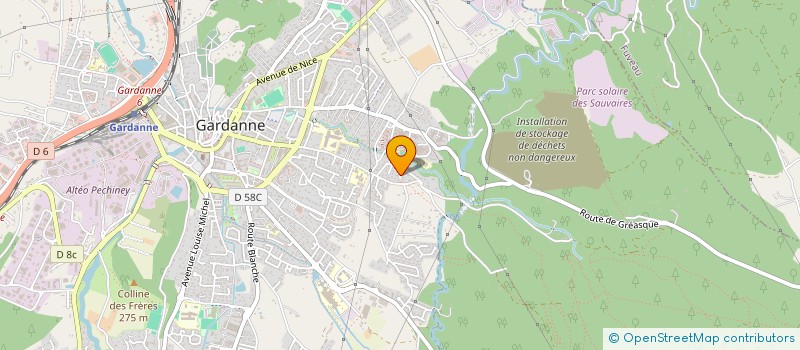 localisation de l'entreprise MONSIEUR HOCENE NEKAI à GARDANNE