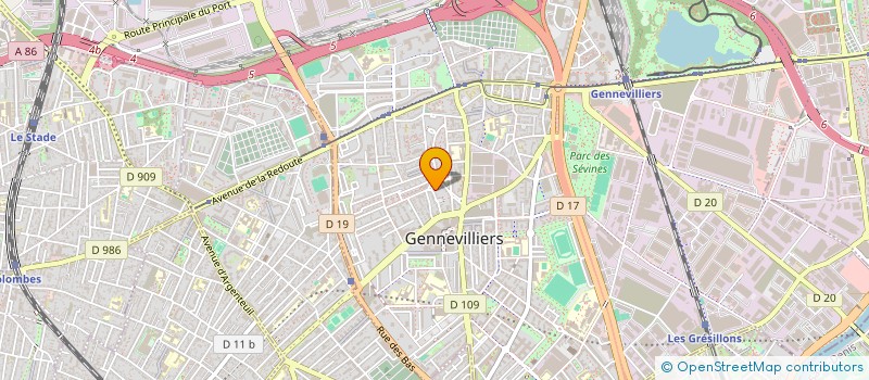 localisation de l'entreprise MONSIEUR HOCINE ABDAT à GENNEVILLIERS