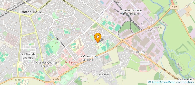 localisation de l'entreprise MONSIEUR HOCINE ABDELLI  CHATEAUROUX