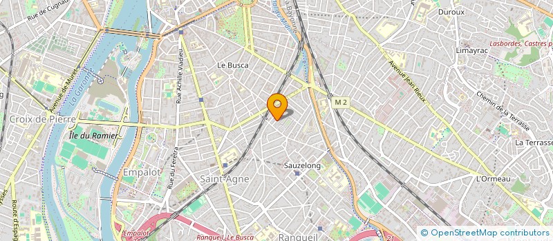 localisation de l'entreprise MONSIEUR HOCINE ABDELMADJID  TOULOUSE