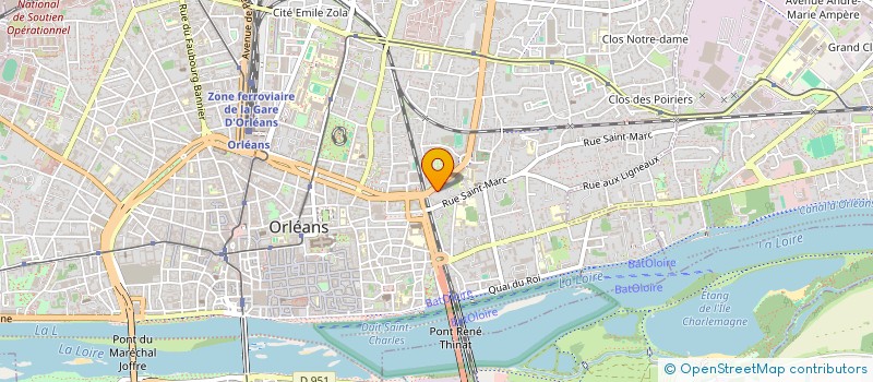 localisation de l'entreprise MONSIEUR HOCINE AKALLOUH  ORLEANS