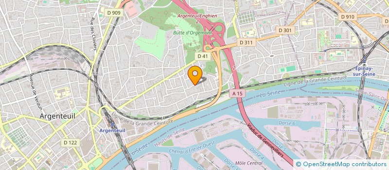 localisation de l'entreprise MONSIEUR HOCINE AKNAOUI  ARGENTEUIL