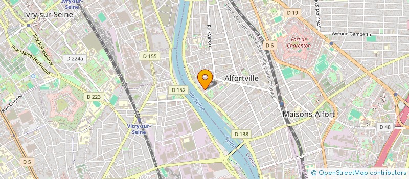 localisation de l'entreprise MONSIEUR HOCINE ALLECHE  ALFORTVILLE