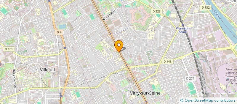 localisation de l'entreprise MONSIEUR HOCINE AOUES à VITRY-SUR-SEINE