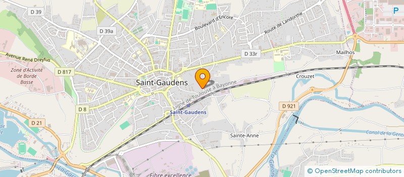 localisation de l'entreprise MONSIEUR HOCINE ARBATNI  SAINT-GAUDENS