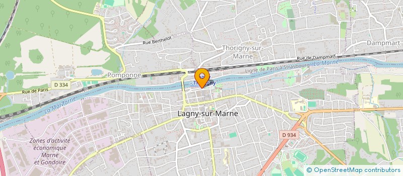 localisation de l'entreprise MONSIEUR HOCINE BEDREDINE à LAGNY-SUR-MARNE
