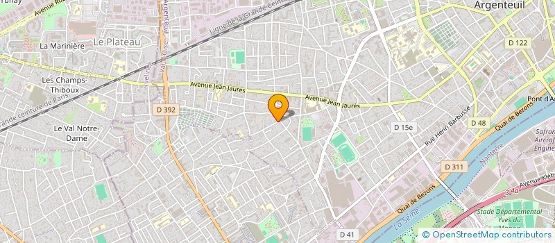 localisation de l'entreprise MONSIEUR HOCINE BEL HAMRI à ARGENTEUIL