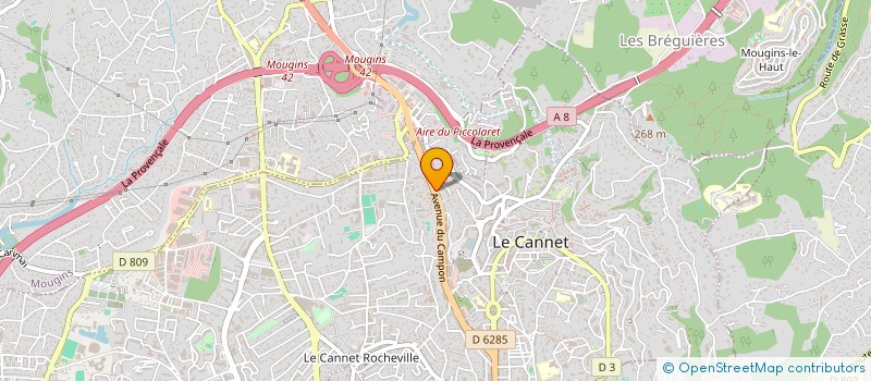 localisation de l'entreprise MONSIEUR HOCINE BELABID à LE CANNET