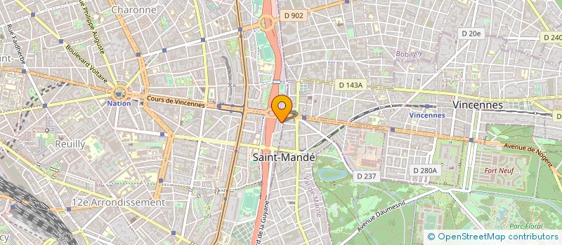 localisation de l'entreprise MONSIEUR HOCINE BELARBI  PARIS