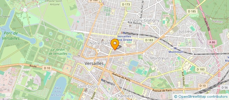 localisation de l'entreprise MONSIEUR HOCINE BELHAOUES à VERSAILLES