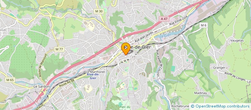 localisation de l'entreprise MONSIEUR HOCINE BELKHOUANE  RIVE-DE-GIER