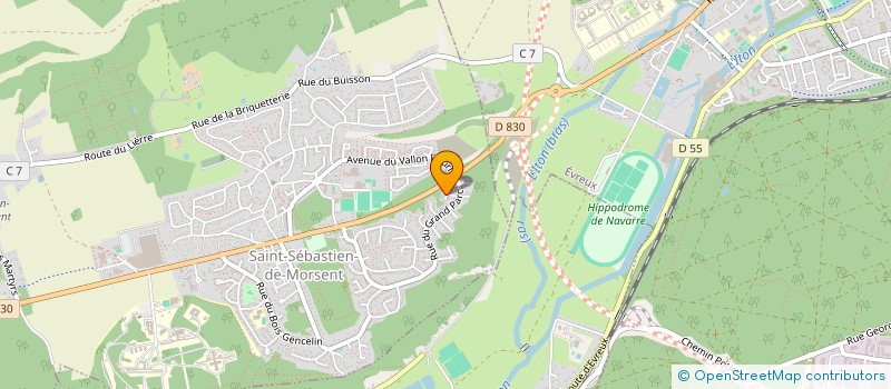 localisation de l'entreprise MONSIEUR HOCINE BELLAHOUES  SAINT-SEBASTIEN-DE-MORSENT