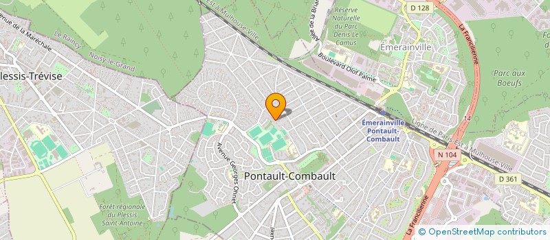 localisation de l'entreprise MONSIEUR HOCINE BENNACER à PONTAULT-COMBAULT