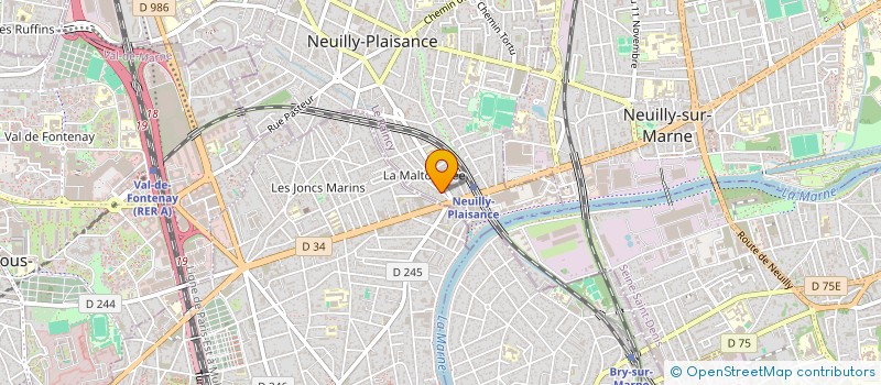 localisation de l'entreprise MONSIEUR HOCINE BENREJDAL à NEUILLY-PLAISANCE
