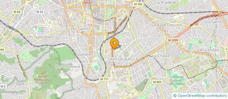 localisation de l'entreprise MONSIEUR HOCINE BENYAHIA  CLERMONT-FERRAND