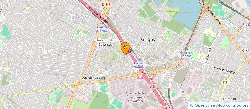 localisation de l'entreprise MONSIEUR HOCINE BERADHIA  GRIGNY