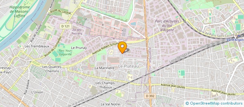 localisation de l'entreprise MONSIEUR HOCINE BOUAKKAZ  SARTROUVILLE