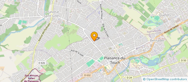 localisation de l'entreprise MONSIEUR HOCINE BOUCETTA  PLAISANCE-DU-TOUCH