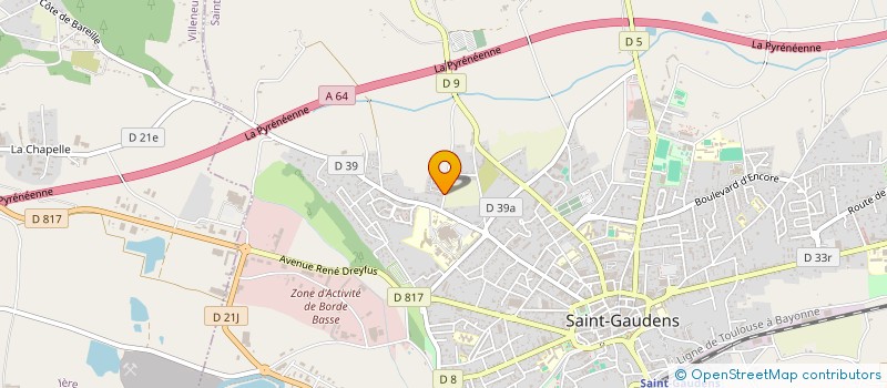 localisation de l'entreprise MONSIEUR HOCINE BOULEHOUAT  SAINT-GAUDENS