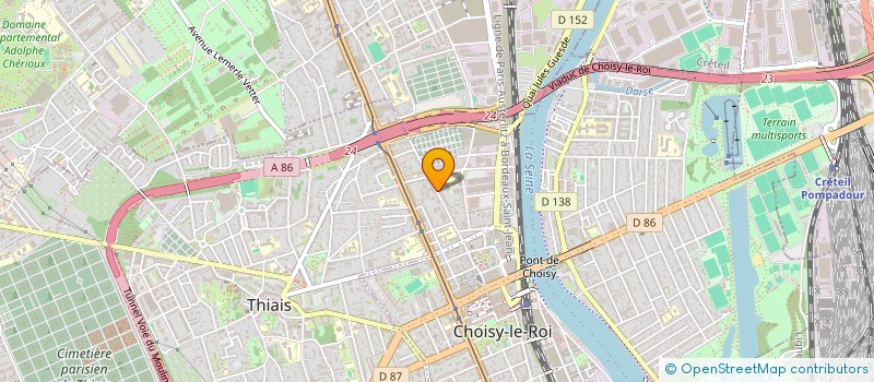 localisation de l'entreprise MONSIEUR HOCINE BOUMALA  CHOISY-LE-ROI