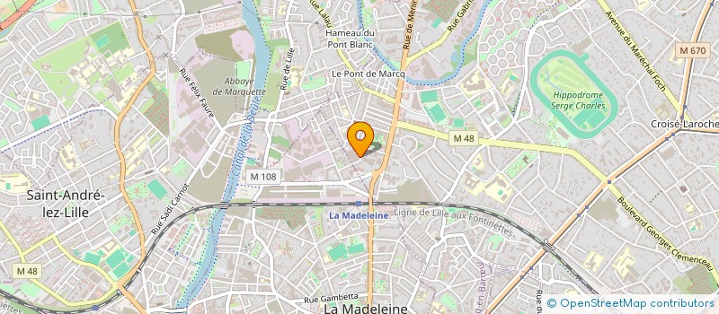 localisation de l'entreprise MONSIEUR HOCINE BOUMEDIENE  MARCQ-EN-BARUL