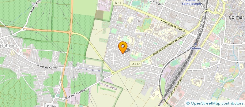 localisation de l'entreprise MONSIEUR HOCINE BOUZAHZAH  COLMAR