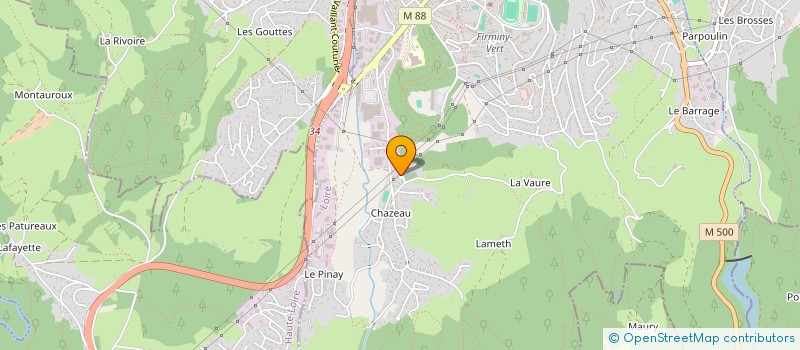 localisation de l'entreprise MONSIEUR HOCINE BOUZIDI  FIRMINY