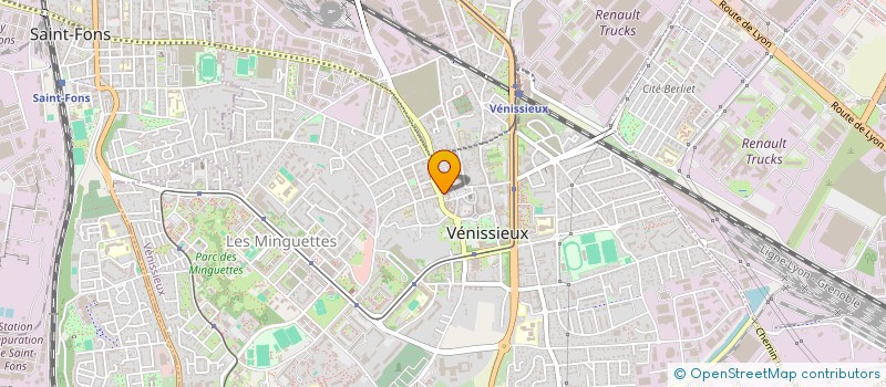 localisation de l'entreprise MONSIEUR HOCINE CHERFAOUI  VENISSIEUX