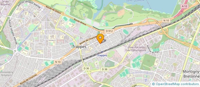 localisation de l'entreprise MONSIEUR HOCINE CHERGUI  TRAPPES