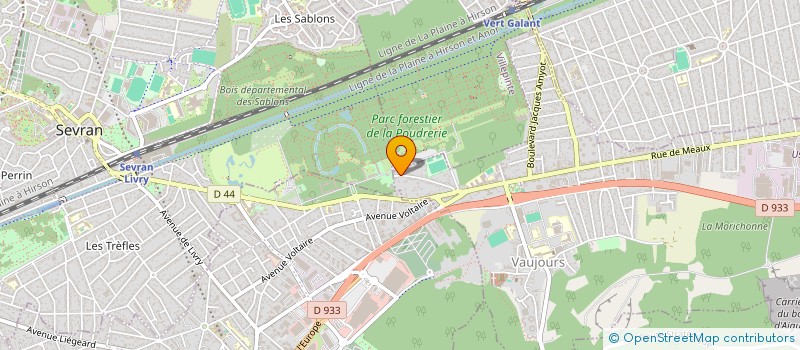 localisation de l'entreprise MONSIEUR HOCINE DAHMANI  VAUJOURS