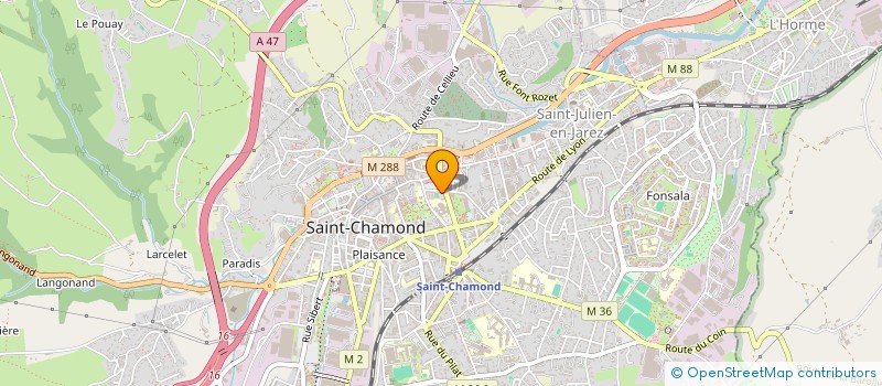 localisation de l'entreprise MONSIEUR HOCINE FEKARCHA  SAINT-CHAMOND