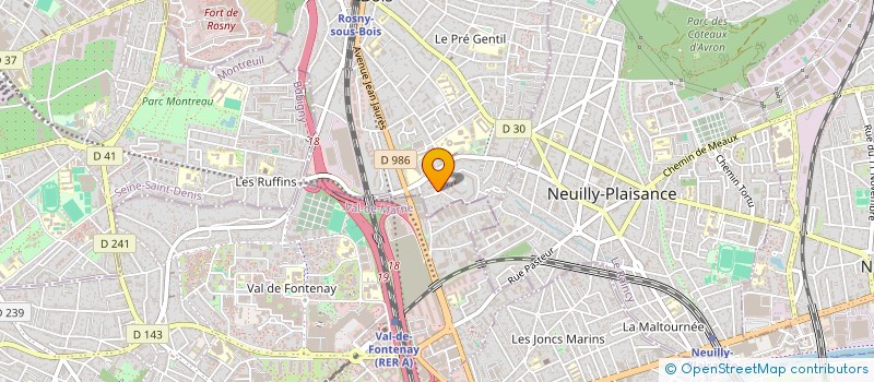 localisation de l'entreprise MONSIEUR HOCINE FERHI à ROSNY-SOUS-BOIS