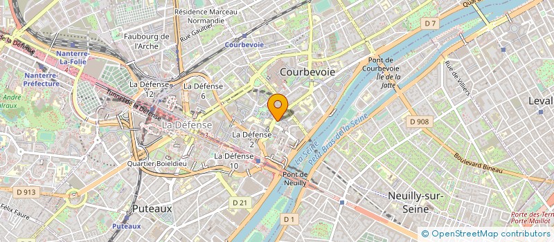 localisation de l'entreprise MONSIEUR HOCINE FERRAH à COURBEVOIE