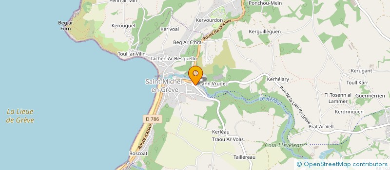 localisation de l'entreprise MONSIEUR HOCINE GACI  SAINT-MICHEL-EN-GREVE